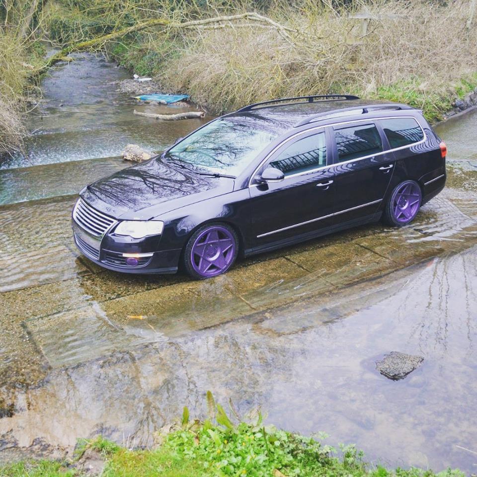 slammed vw passat