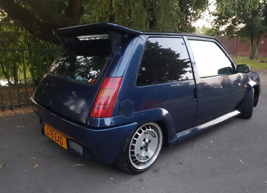 stanced renault 5 gt turbo