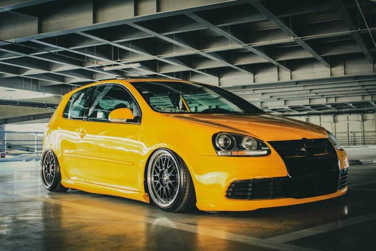 Modified Yellow VW Golf GTi - F.U.C. UK